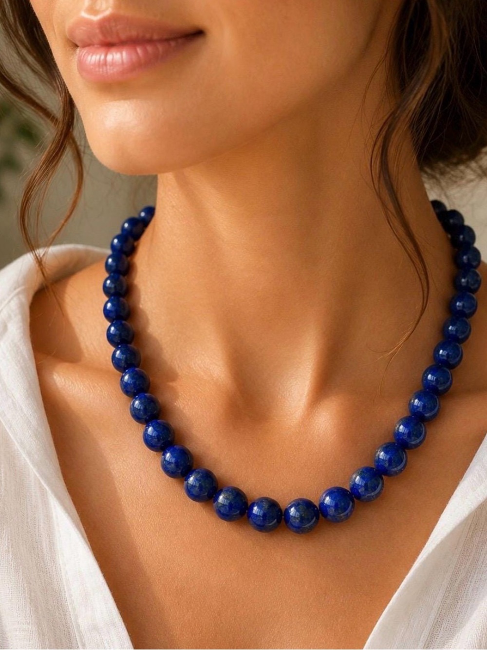 Lapis Sterling silver Necklace